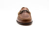 All American Pebble Grain Water Buffalo Leather Horse Bit Loafers - Oak - Front view