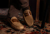 All American Suede Penny Loafers - Khaki