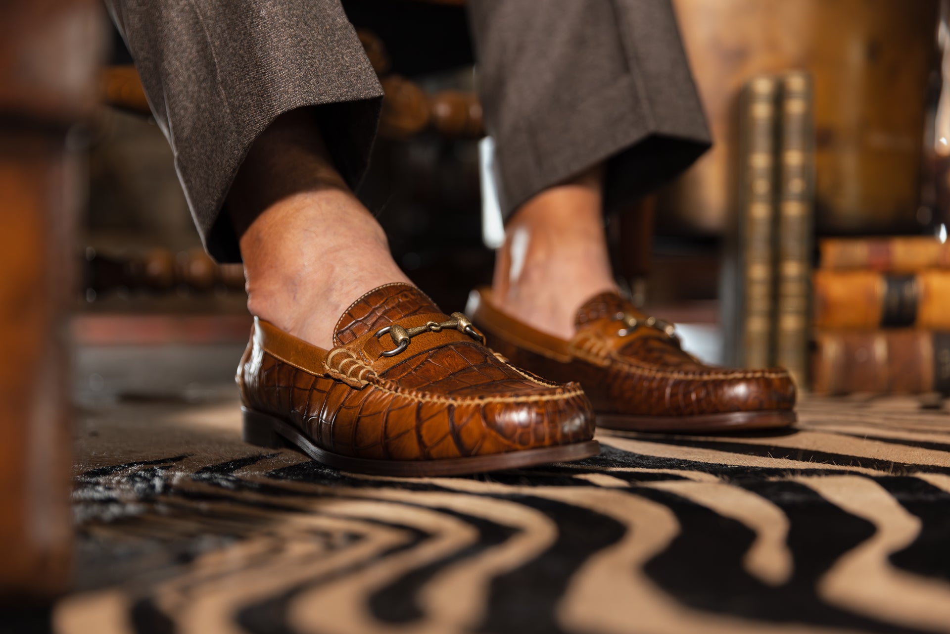 Dawson Saddle Leather Sneakers - Whiskey | Martin Dingman