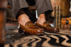 All American Alligator Grain Horse Bit Loafers - Chestnut