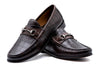 Addison Alligator Grain Loafers - Walnut