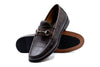 Addison Alligator Grain Loafers - Walnut