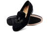 Royal Suede Smoking Slipper - Black