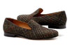 Royal Harris Tweed Smoking Slipper - Scottish Moss