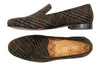 Royal Harris Tweed Smoking Slipper - Scottish Moss