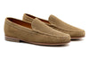Country Club Suede Venetian Loafers - Khaki