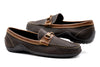 Bill Safari Kudu Leather Horse Bit Loafer - Dark Chocolate