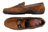 Bill Safari Kudu Suede Horse Bit Loafer - Snuff