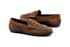 Bill Safari Wild African Hippo Suede Loafers - Bark