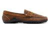 Bill Safari Wild African Hippo Suede Loafers - Bark