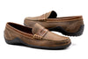Bill Safari Kudu Leather Penny Loafer - Mocha