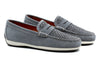 Seaside Suede Penny Loafers - Blueberry