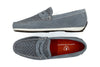 Seaside Suede Penny Loafers - Blueberry