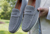 Seaside Suede Penny Loafers - Blueberry