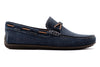 Bermuda Nubuck Braided Bit Loafers - Navy