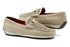 Seaside Suede Horse Bit Loafers - Sand