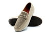 Seaside Suede Horse Bit Loafers - Sand