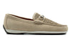Seaside Suede Horse Bit Loafers - Sand