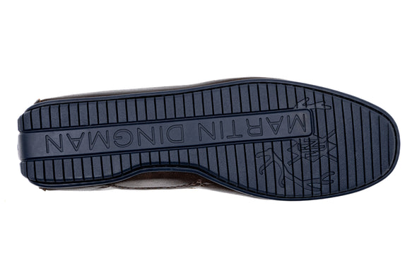 Bermuda Tumbled Glove Leather Braided Bit Loafers - Espresso