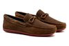 Bermuda Suede Braided Bit Loafers - Burnt Oak