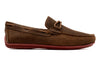 Bermuda Suede Braided Bit Loafers - Burnt Oak