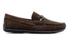 Bermuda Suede Horse Bit Loafers - Walnut