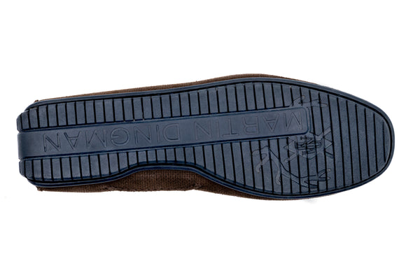 Bermuda Suede Horse Bit Loafers - Walnut