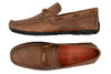 Bermuda Pebble Grain Braided Bit Loafers - Old Saddle