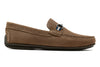 Bermuda Nubuck Horse Bit Loafers - Bark