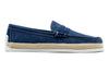 Watercolor Suede Penny Loafers - Blue Lagoon