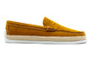 Watercolor Suede Penny Loafers - Sunflower