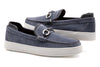 MD Signature Water Repellent Suede Horse Bit Loafers - Marine