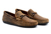 Bermuda Water Repellent Nubuck Leather Braided Bit Loafers - Vintage Cedar
