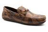 Bermuda Saddle Leather Braided Bit Loafers - Camo