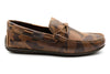 Bermuda Saddle Leather Braided Bit Loafers - Camo