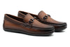 Bermuda Saddle Leather Horse Bit Loafers - Whiskey