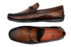 Bermuda Saddle Leather Horse Bit Loafers - Whiskey