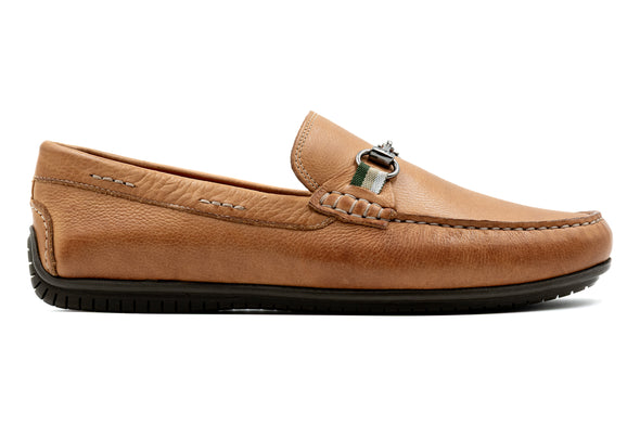 Bermuda Glove Leather Horse Bit Loafers - Cappuccino