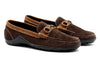 Bill Safari Wild African Hippo Suede Loafers - Espresso