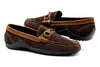 Bill Safari Wild African Hippo Suede Loafers - Espresso