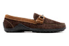 Bill Safari Wild African Hippo Suede Loafers - Espresso