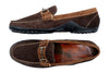 Bill Safari Wild African Hippo Suede Loafers - Espresso