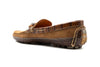 Monte Carlo Suede Horse Bit Driving Loafers - French Roast