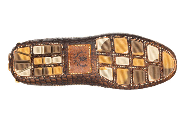 Monte Carlo Suede Horse Bit Loafers - French Roast