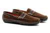 Monte Carlo Suede Penny Loafer - Briar Brown