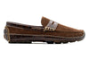 Monte Carlo Suede Penny Loafer - Briar Brown