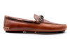 Old Row Oiled Saddle Leather Slippers - Cigar