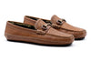 Cozy Country Water Buffalo Leather Horse Bit Slipper - Oak