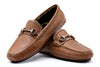 Cozy Country Water Buffalo Leather Horse Bit Slipper - Oak