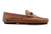 Cozy Country Water Buffalo Leather Horse Bit Slipper - Oak